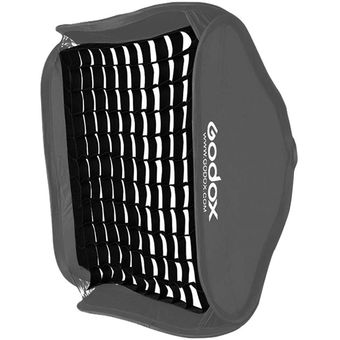 Softbox Difusor Godox 80x80cm Montura Bowens tipo S con Grid