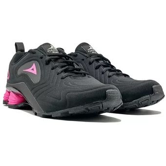 Tenis pirma 2024 negro con rosa