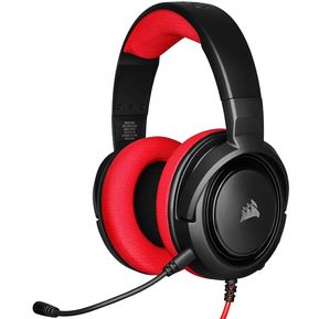 Diadema Corsair HS35 Stereo Gaming Headset 3.5mm Rojo CA-901...