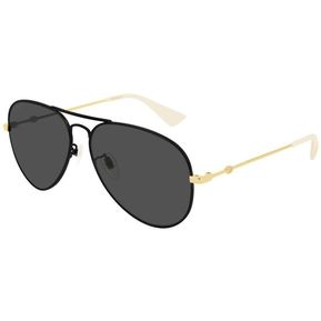 Lentes de sol Gucci Gg0515s 001 Aviator Sunglasses Negro Dor...