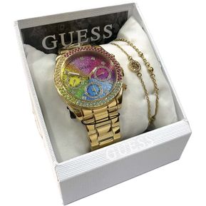 Kit Reloj y Pulsera para Dama marca Guess