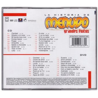 La Historia De Menudo - Grandes Exitos - Disco Cd + Dvd | Linio