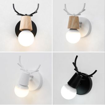 luces creativas Vintage modern Lámpara LED de pared de hierro nórdico 
