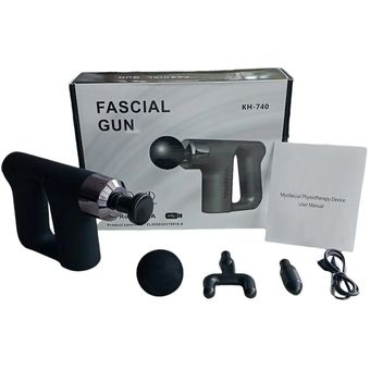 Masajeador Muscular Fascial Gun - Gris GENERICO