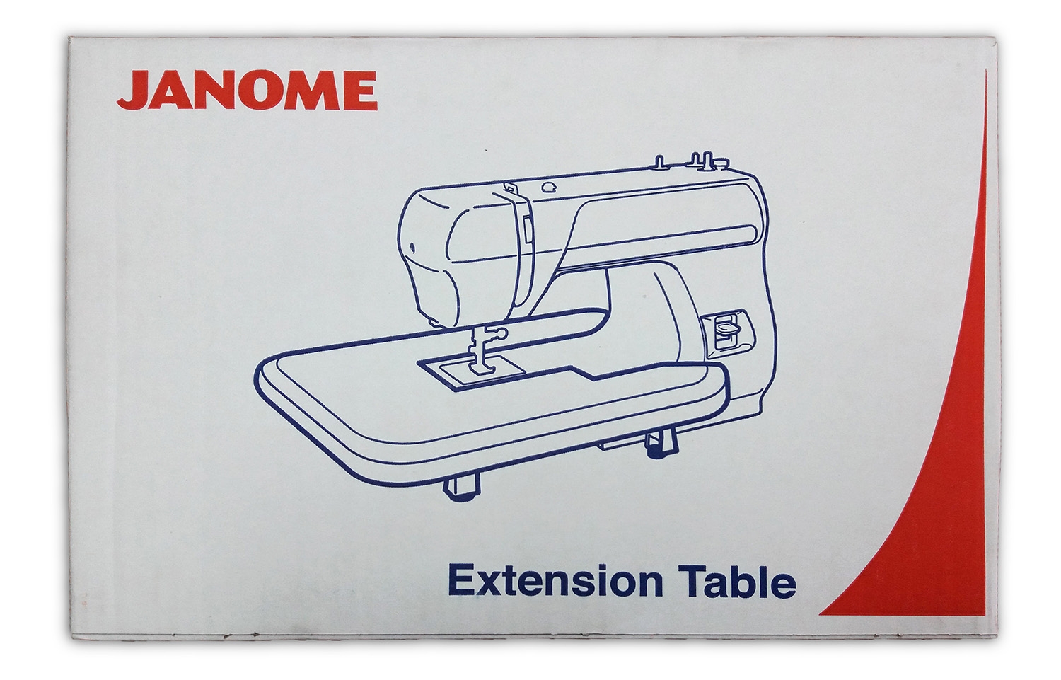Mesa de Extension + Aditamentos de Quilting para maquinas mecanicas Janome-Blanco