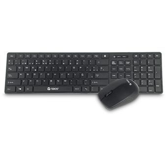 COMBO TECLADO MOUSE INALAMBRICO TEROS TE4070N 2.4 GHz ACABAD