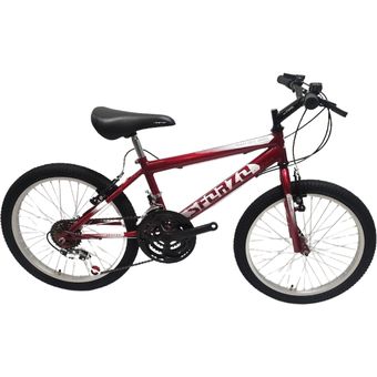 Bicicleta Ni a Rin 20 En Aluminio 18 Cambios Rojo