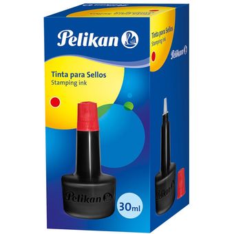 Tinta para sellos negra 30ml Pelikan x unidad