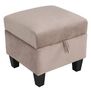 Ottoman Just Home Collection 72297-V10-LTE - Beige