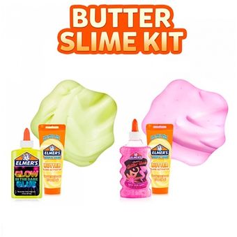 Kit Slime Elmers Juguete Plastilina Para Niñas Niños X4