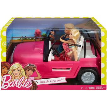 barbie auto de playa