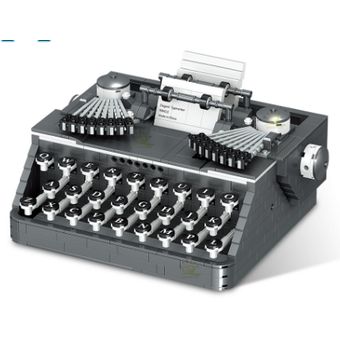 Máquina de escribir clásica bloque de modelo 