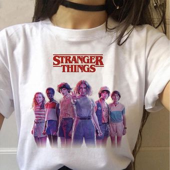 Camiseta Stranger Things 3 para mujer  camiseta divertida con la car.. 