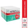 Aspirina 100 Mg 4 Cajas x 140 Tabletas