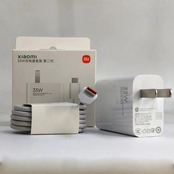 Cargador Xiaomi 33W + Cable Carga rápida
