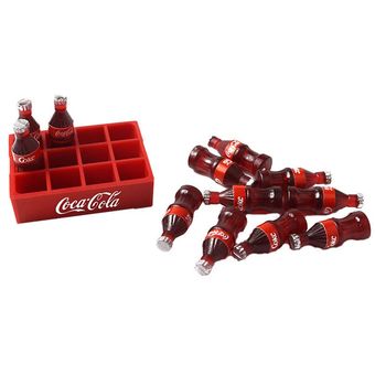 RC Mini Coca-Cola de la botella y de la bandeja de accesorios Decoración Herramientas Para 110 RC orugas de coches 