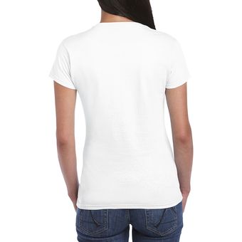 Camiseta Gildan negra de mujer - UNIDAD