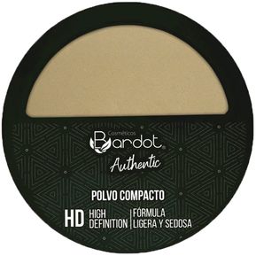 Polvo Compacto HD Tono 02 10gr Bardot Authentic Hidratante