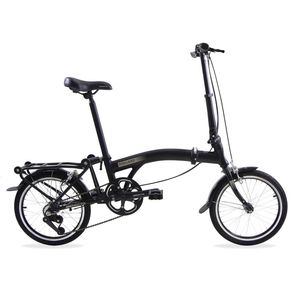 Bicicleta Benotto Plegable PIEGARE R16 Aluminio 3V Negro Unisex 