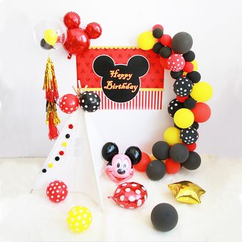 Disney Mickey Mouse Partido de la decoración de la fiesta de bienven 