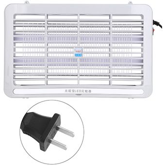 Trampa de mosca eléctrica 220V lámpara antimosquitos luz LED mata inse 