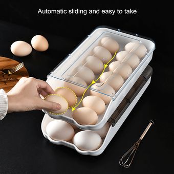 Caja de Almacenamiento para Huevos para Cocina Blancos GENERICO