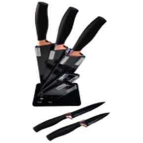 Juego de cuchillo con tenedor trinche rose gold - mx-cuisinart