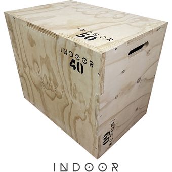 Cajón Pliometrico Indoor de madera