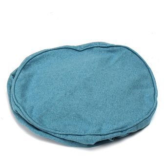 Las últimas bolsas de frijoles suaves de algodón de color sólido Funda para tumbona de sofá lavable sin relleno Azul soleado 