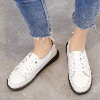 Zapatos vulcanizados de suela Oxford suave para mujer 