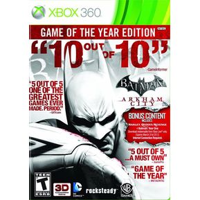 Batman: Arkham City: Game of the Year Edition. Para Xbox 360