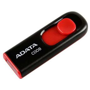 ADATA USB 64GB C008 RETRACTIL AC008-64G-RWE NegroRojo