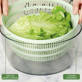 Esta es la mejor forma de usar la centrifugadora de ensaladas y