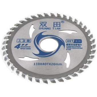 Sierra circular de 105 mm 40T Cortador de acabado Cortador de corte Rueda DIY Herramienta Rotary-plata 