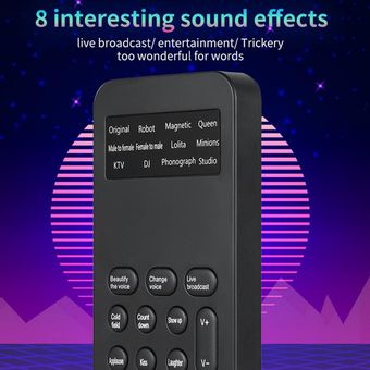 Micrófono de transformador de sonido mini tarjeta de sonido 12 sonido variable Pc 