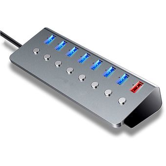 Control de interruptor independiente de la transmisión de datos del concentrador de 7 puertos USB 3.0 