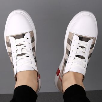 zapatillas deportivas de alta calidad de cuero genuino informales white#Zapatos de Skateboard transpirables para hombre 
