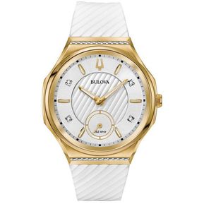 Reloj Bulova Curv White Gold - 98R237