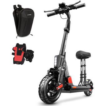 Scooter Electrico Adulto Niños Plegable Tres Velocidades Color Negro