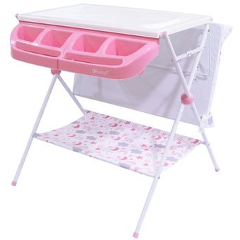 Bañera Para Bebe Con Cambiador Y Mueble Ebaby