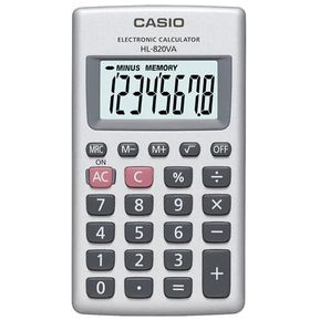 Calculadora CASIO Viajes HL-820VA-W-DP