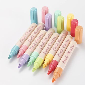 Set Marcadores Colores Pastel x 8