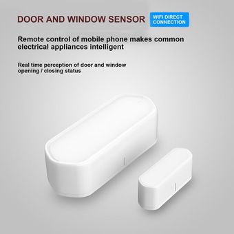 Control remoto antirrobo recargable Sensor de alarma de la ventana de 