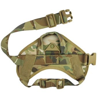 Chaleco táctico para perro #Desert Digital chaleco de nailon 1000D para mascotas de la policía del ejército ropa para perro de caza arnés de entrenamiento de combate militar MOLLE para el servicio del perro 
