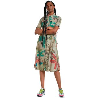 Vestido Midi Mujer Desigual 