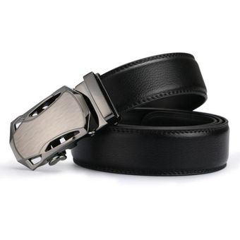 Cinturón De Aleación De Pu Para Hombre Hebilla Automática Para Negocios Decoración Informal Marca De Lujo Superventas 