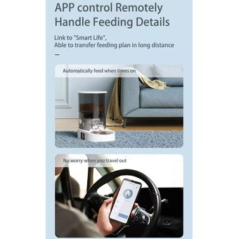 Comedero Automático Cámara Control Desde App Perros Y Gatos TOMOMI