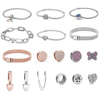 Reflexons Brazaletes De Malla 925 Joyas De Plata Esterlina 
