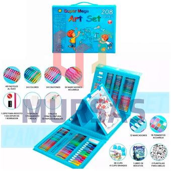 Mega Craft Kit - Suministros de manualidades para niños en estuche