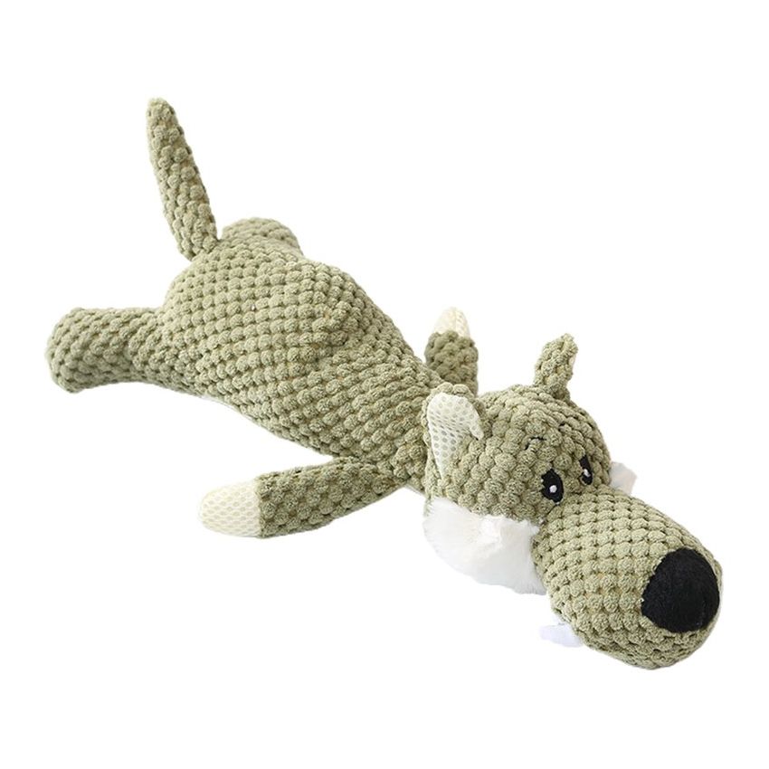 Juguete de peluche juguete de peluche de peluche juguetes de peluche para aburrimiento lindo robusto perro chillido